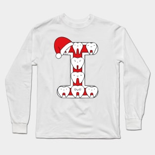 Letter I (Happimola Christmas Alphabet) Long Sleeve T-Shirt